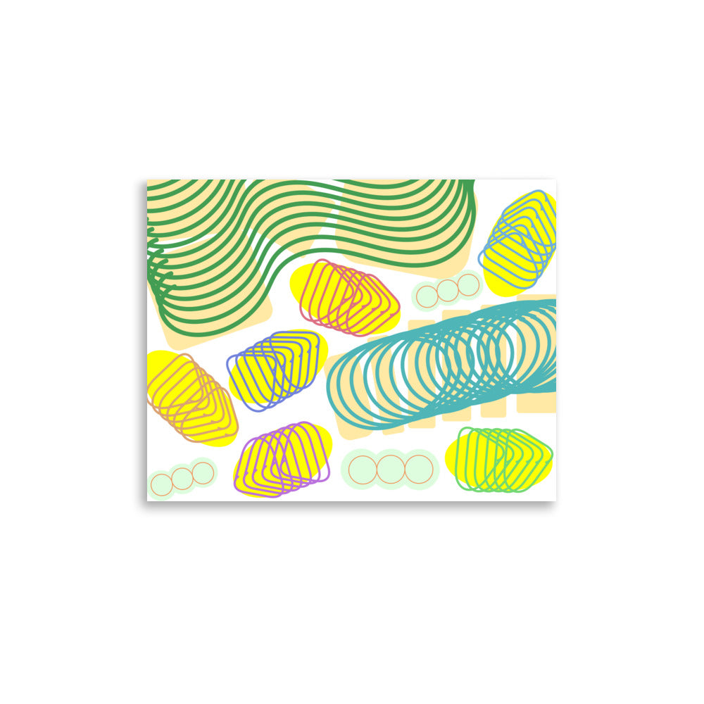 Spiral momentum (light colors), Poster