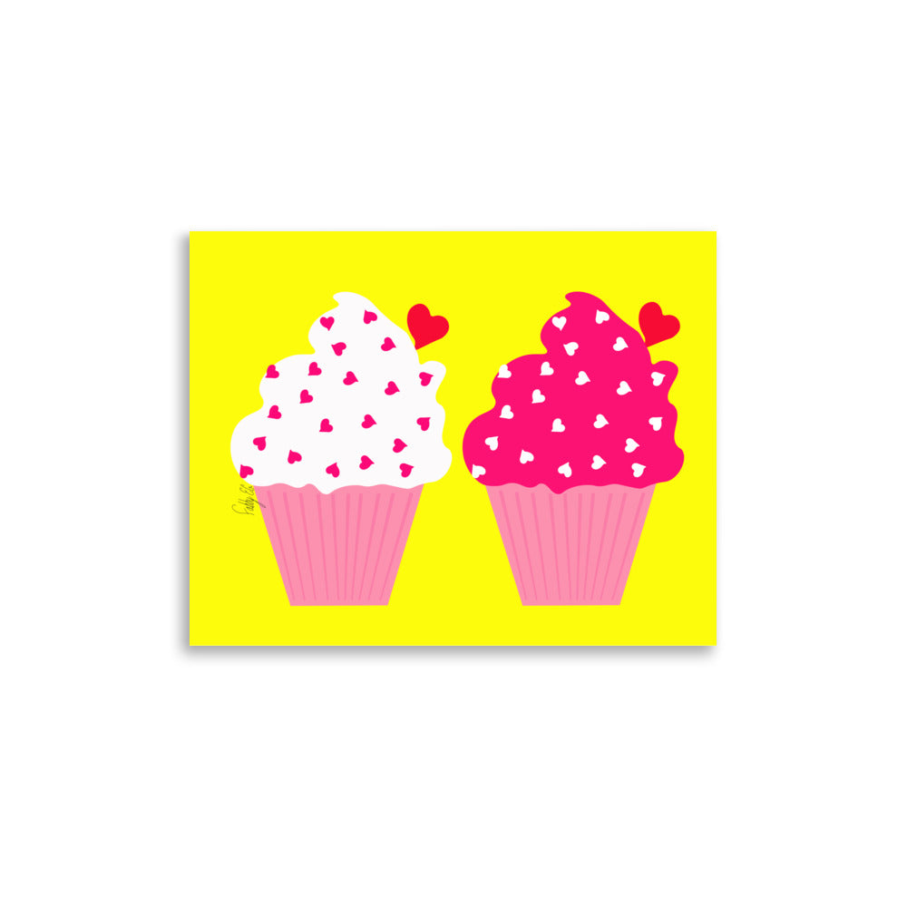 Cupcake love Poster