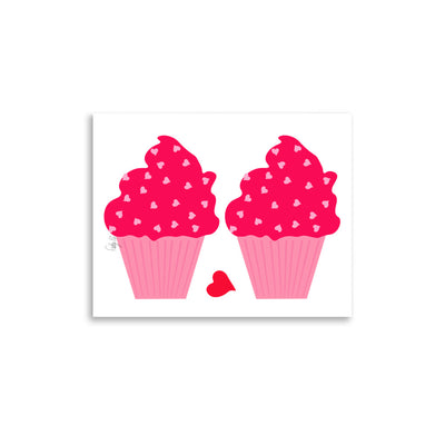 Cupcakes in love Poster