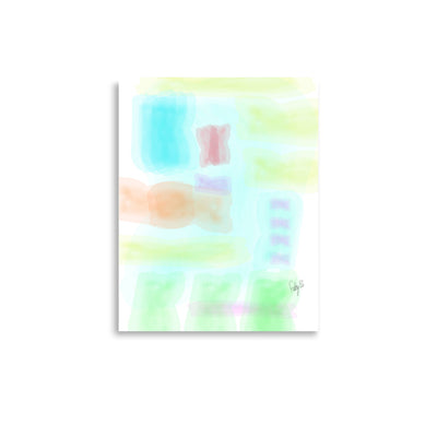Watercolor Abstract Poster