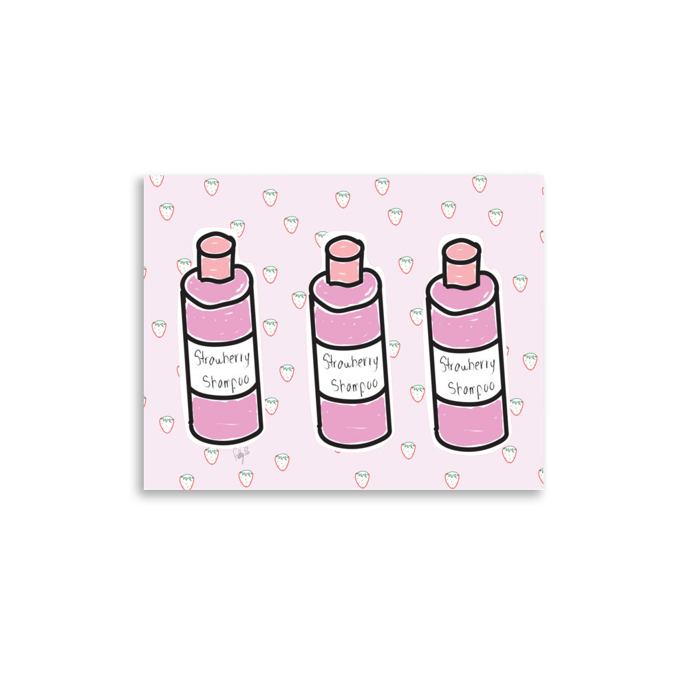 Strawberry Shampoo Poster