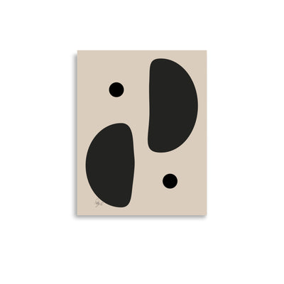 Mirror effect dots pale Poster