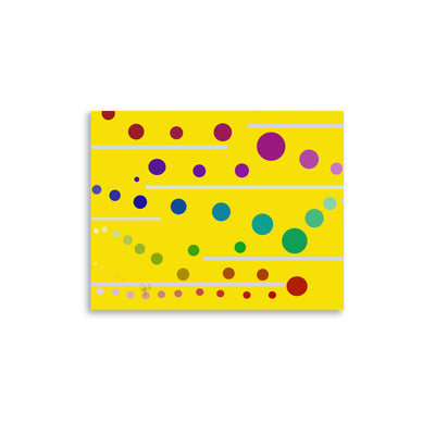 Follow along light yellow Poster