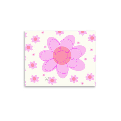 Pink Flower Poster