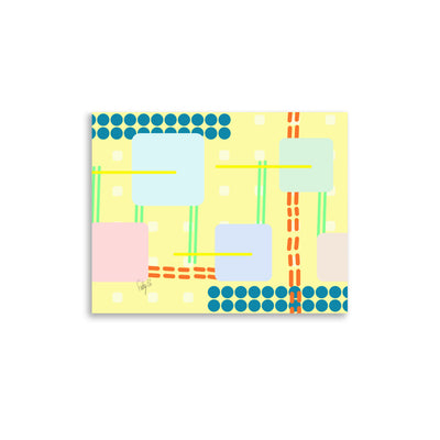 Off grid yellow Poster