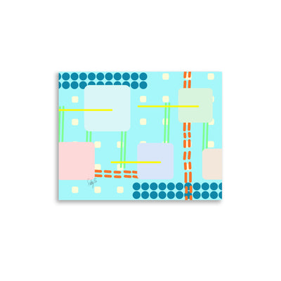 Off grid blue Poster