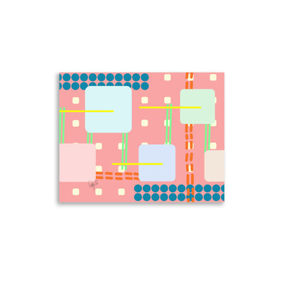 Off grid peach Poster