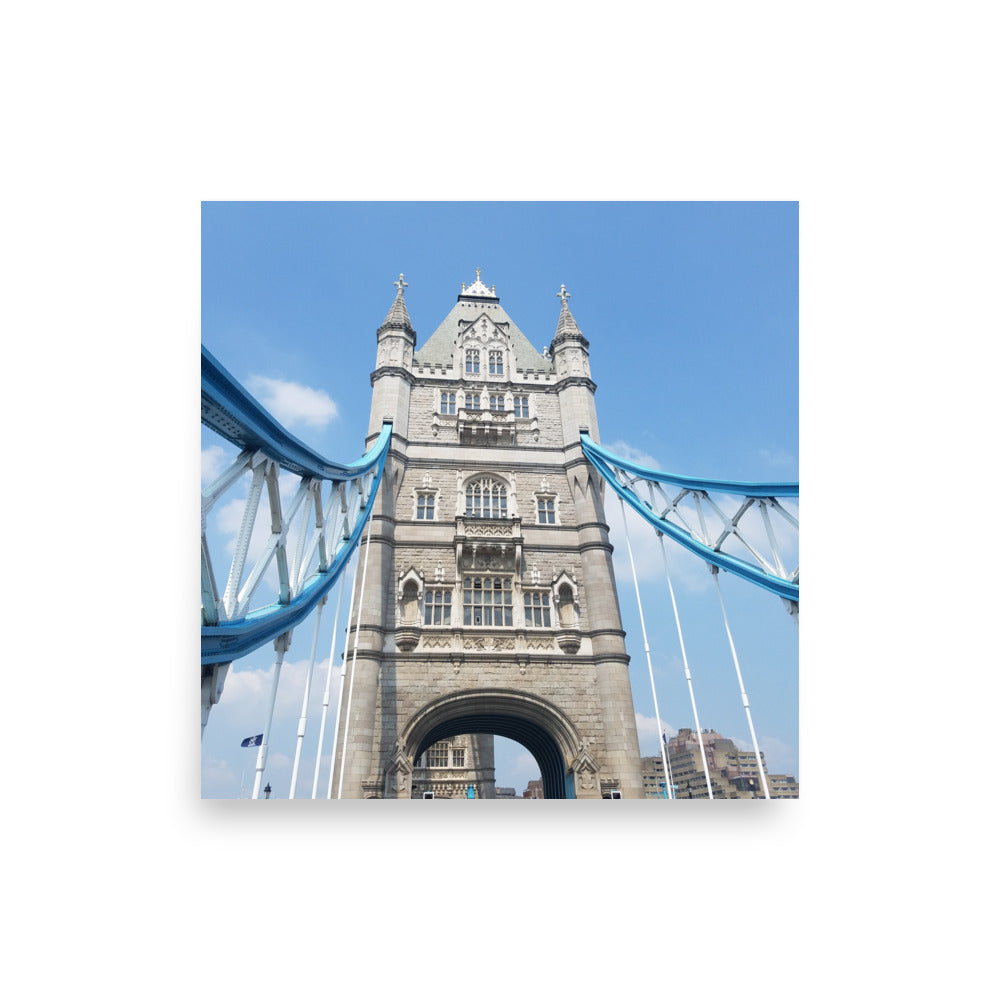 London bridge looking up, Poster