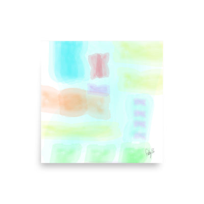 Watercolor Abstract Poster