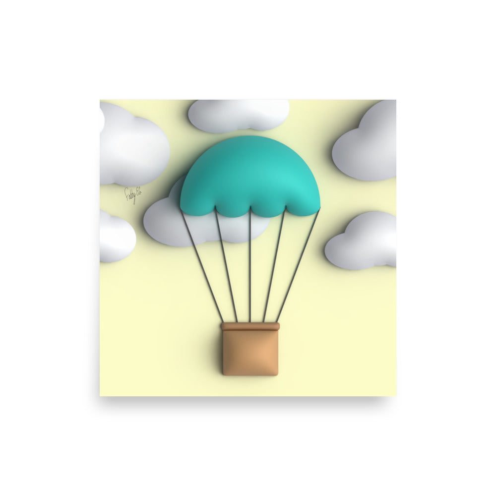 Air ballon (square) Poster