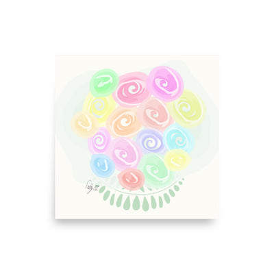 Bouquet of flowers Poster