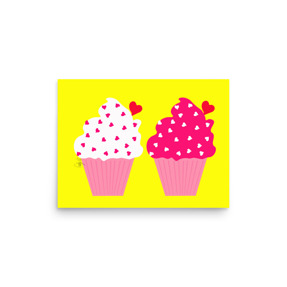 Cupcake love Poster