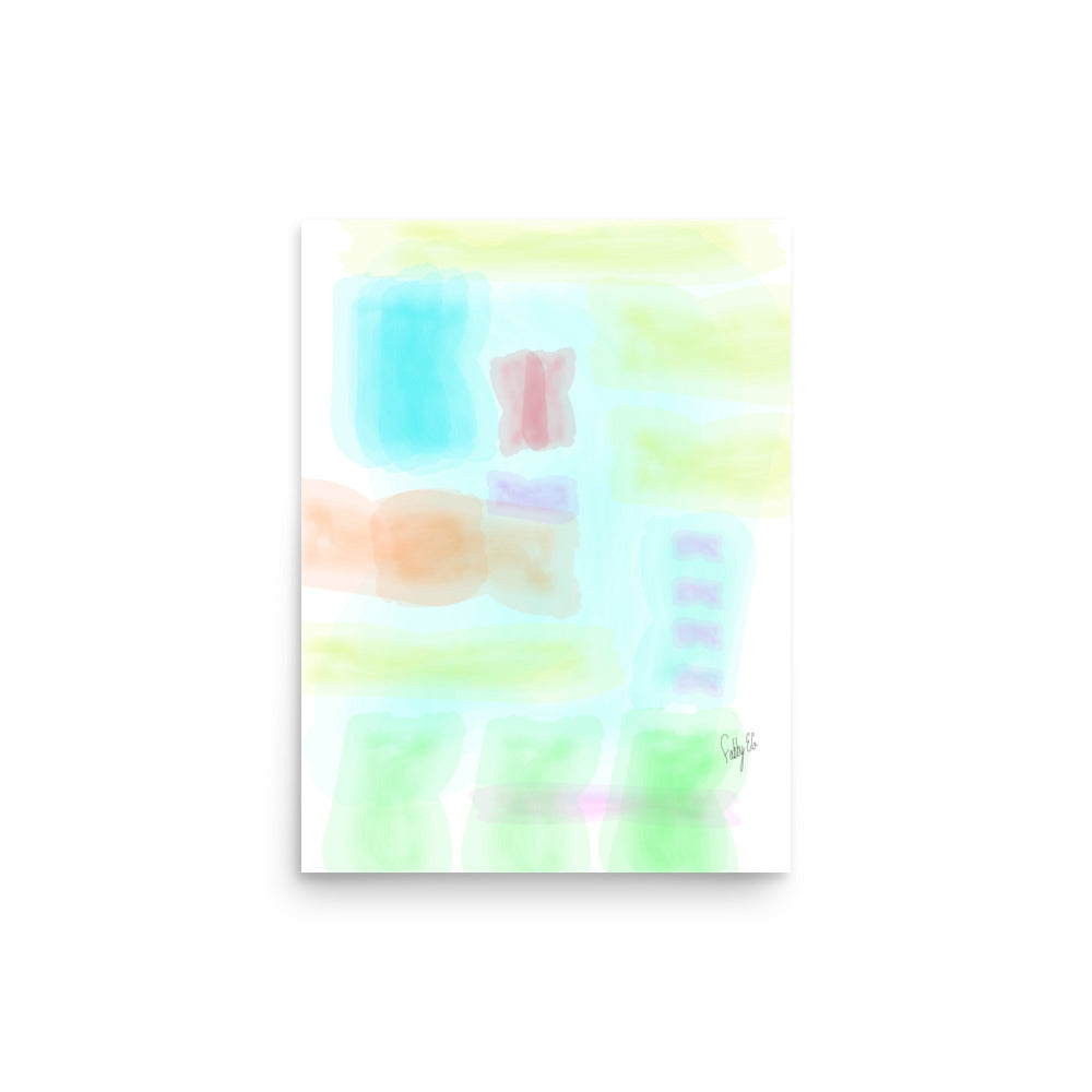 Watercolor Abstract Poster