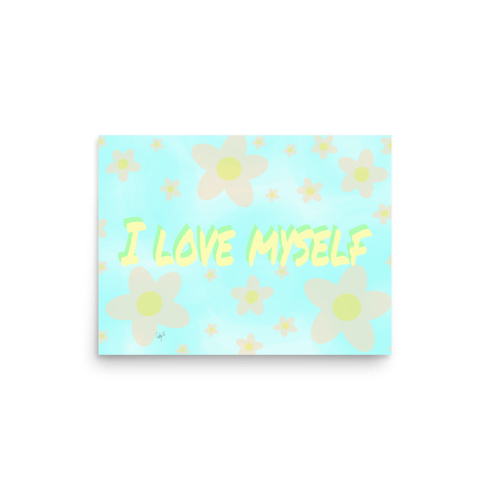 I Love Myself (Horizontal) Poster