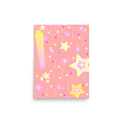 Yellow Stars Poster