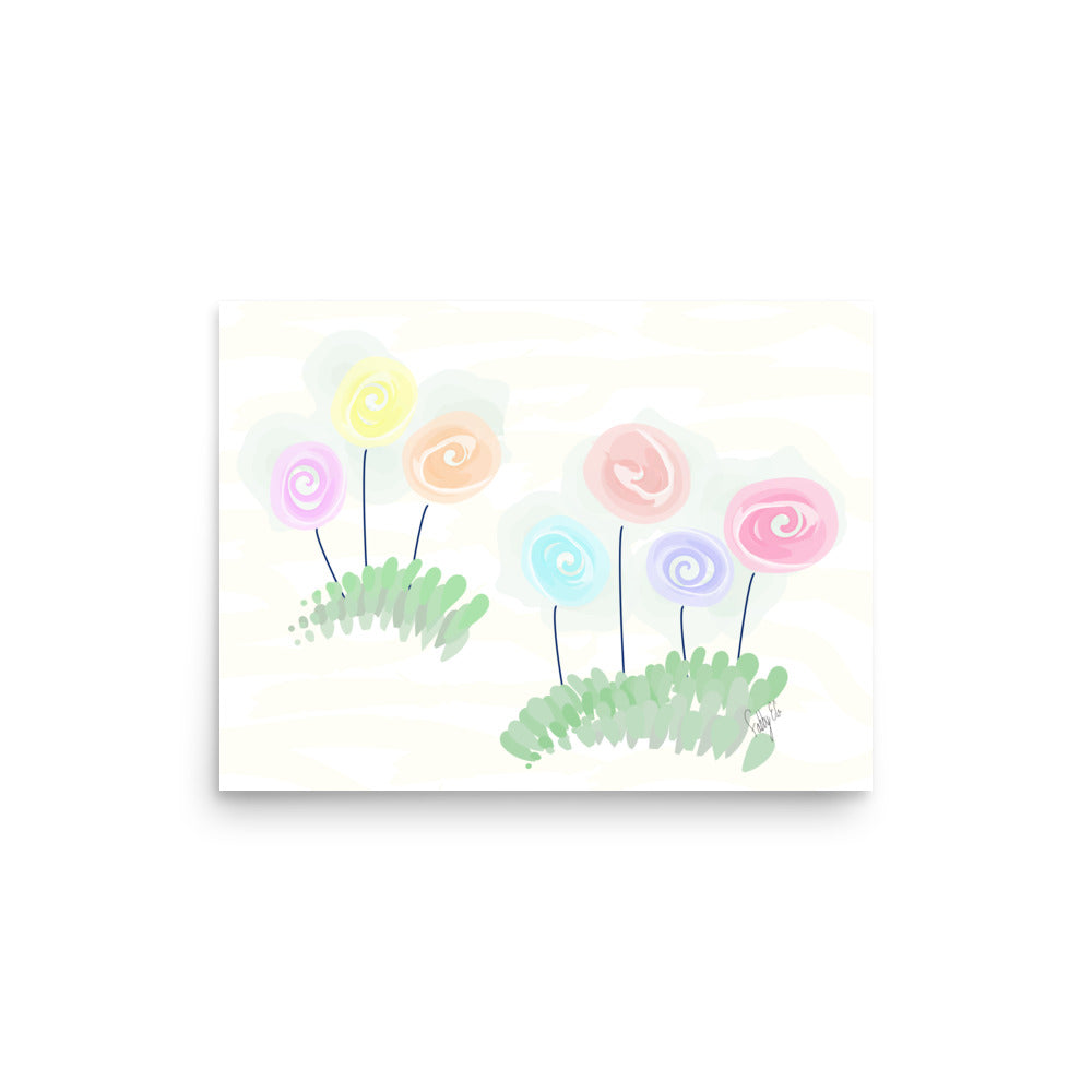 Women’s day flowers Poster