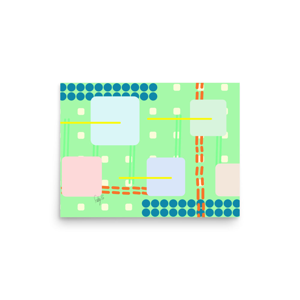 Off grid green Poster