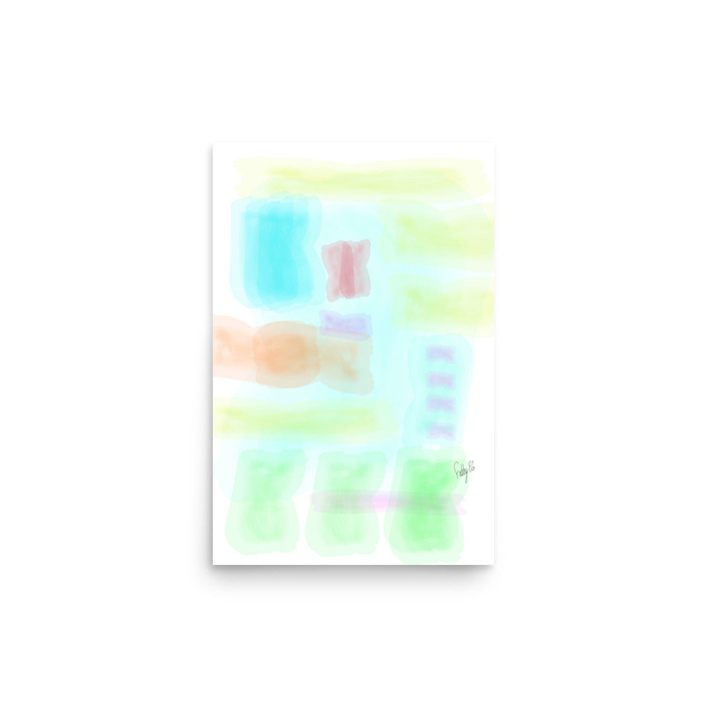 Watercolor Abstract Poster