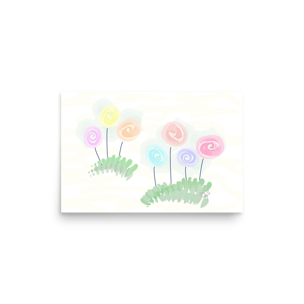 Women’s day flowers Poster