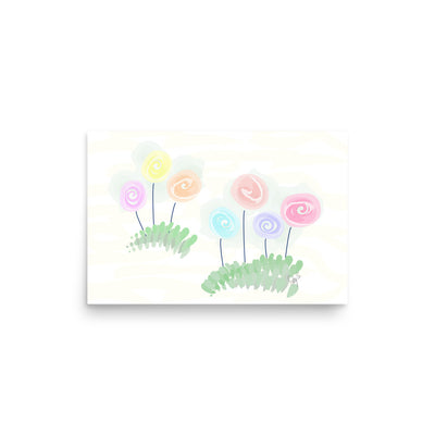 Women’s day flowers Poster
