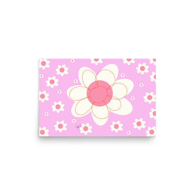 Yellow flower Poster