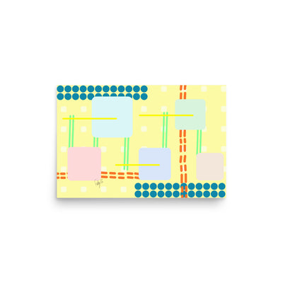 Off grid yellow Poster