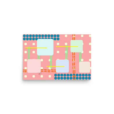 Off grid peach Poster