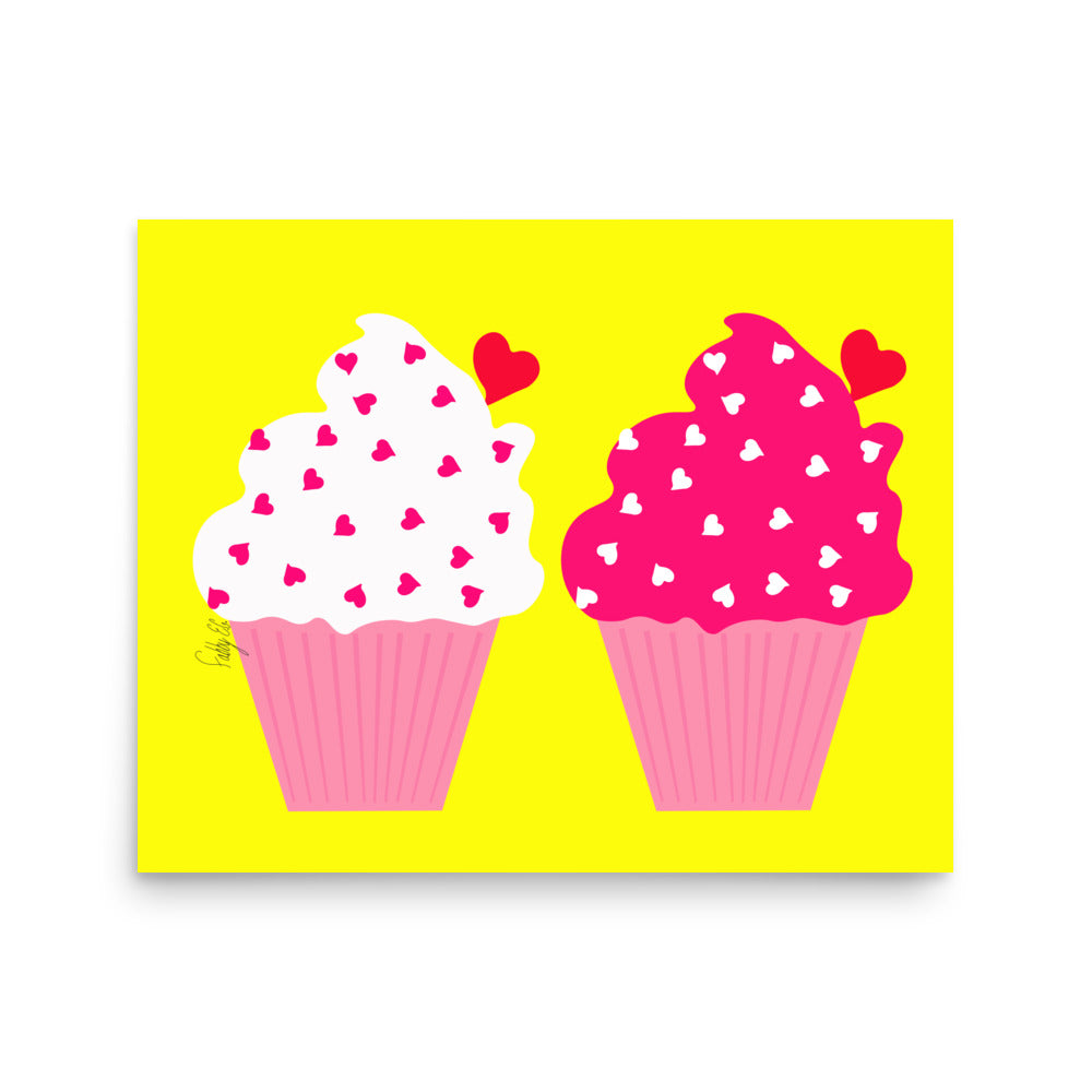 Cupcake love Poster