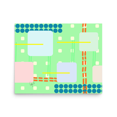 Off grid green Poster