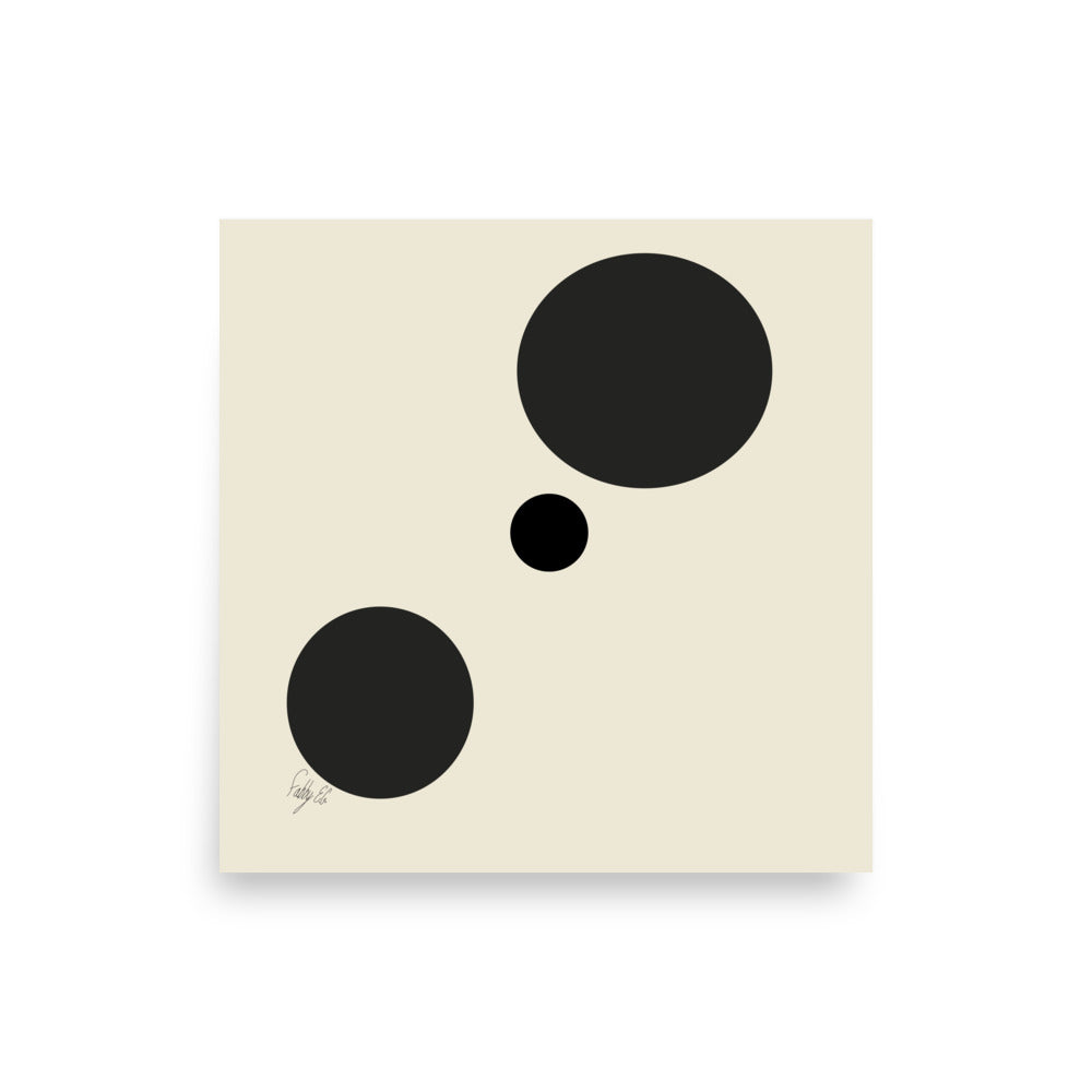 Type A dots (square) Poster