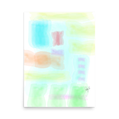 Watercolor Abstract Poster