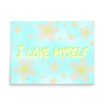 I Love Myself (Horizontal) Poster