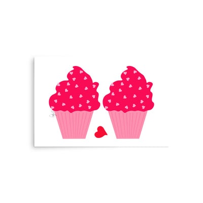 Cupcakes in love Poster