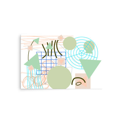 Triangular green circles, Poster