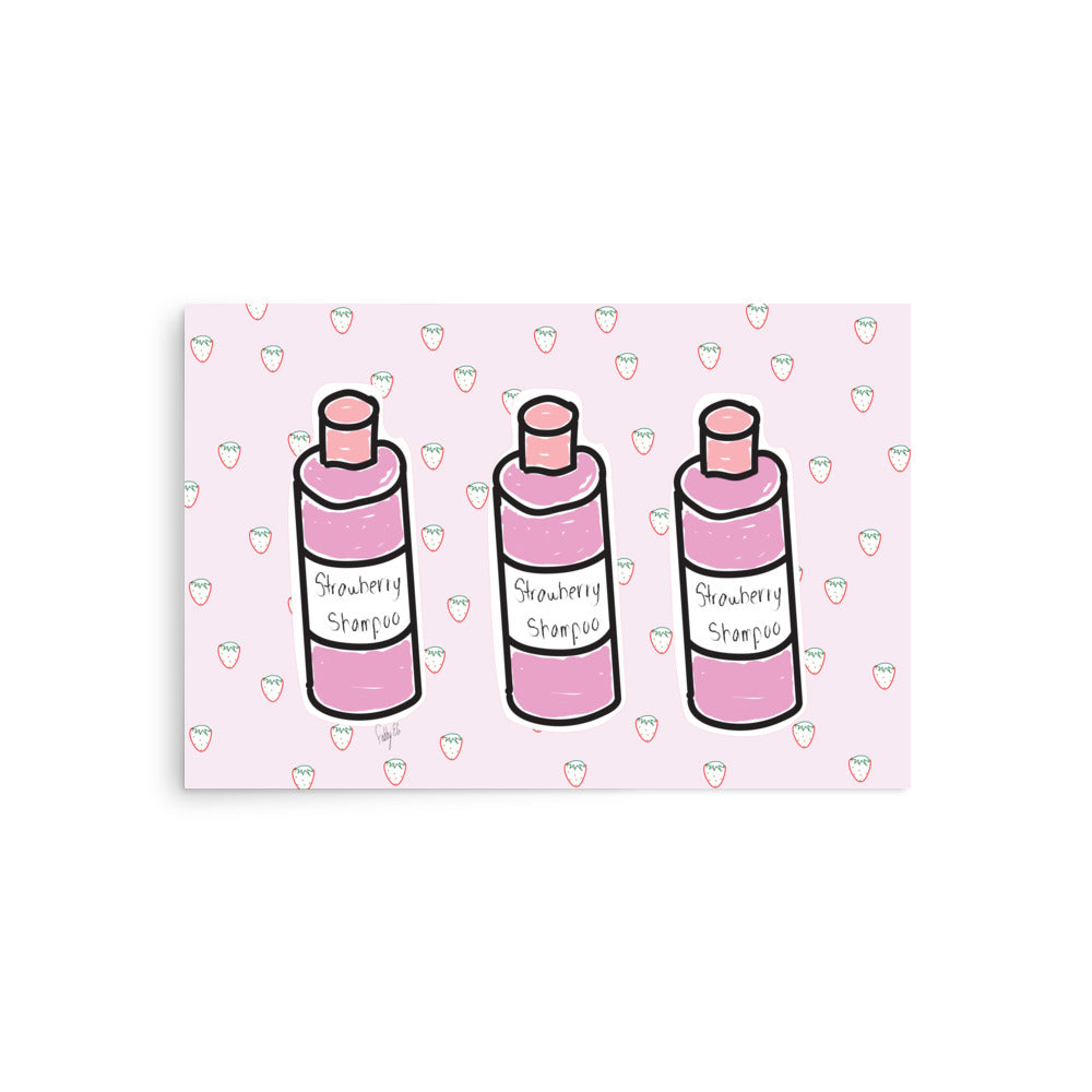 Strawberry Shampoo Poster