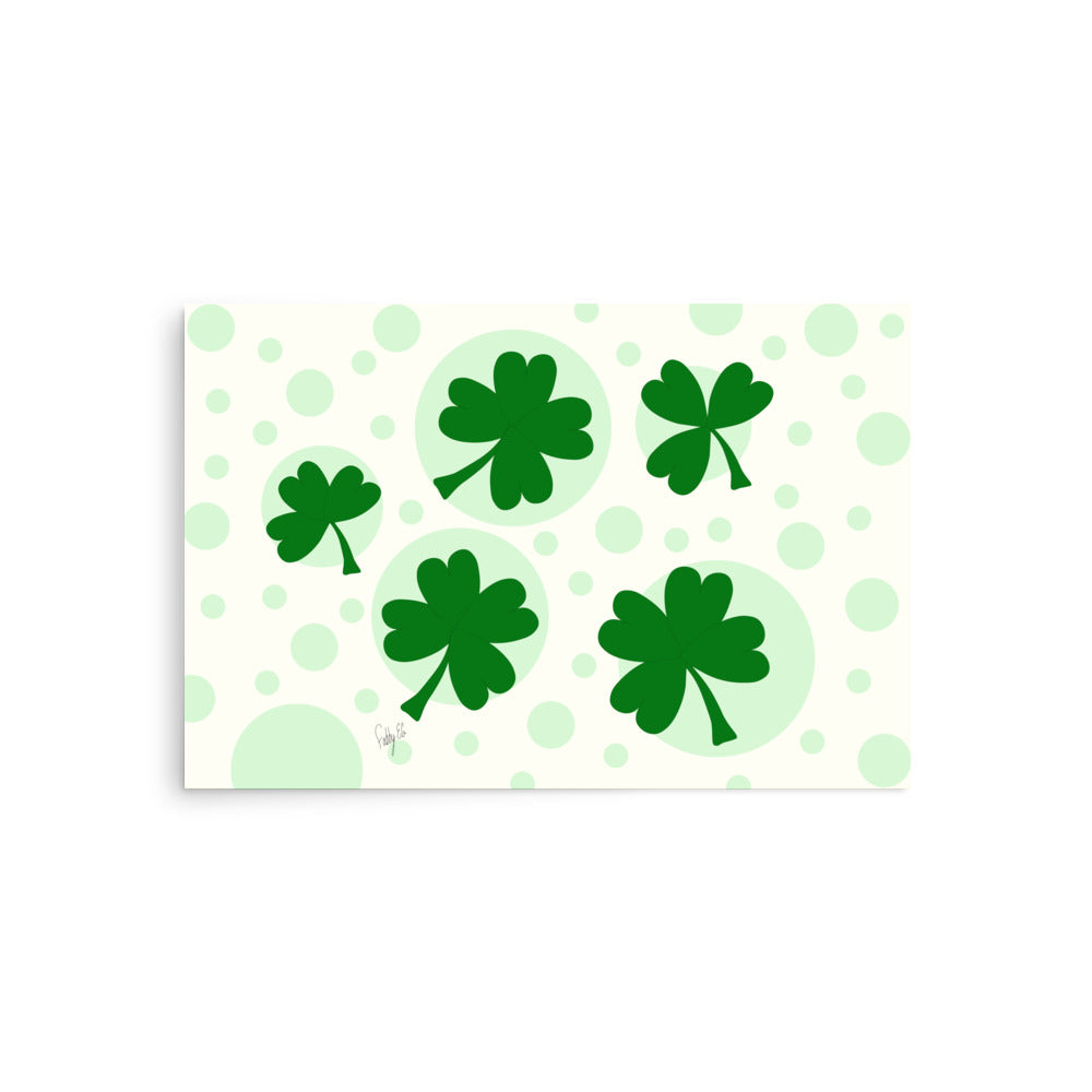 Patrick’s day in luck Poster