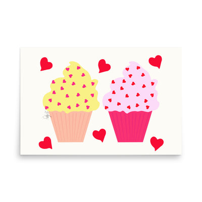 In memory of love cupcakes Poster