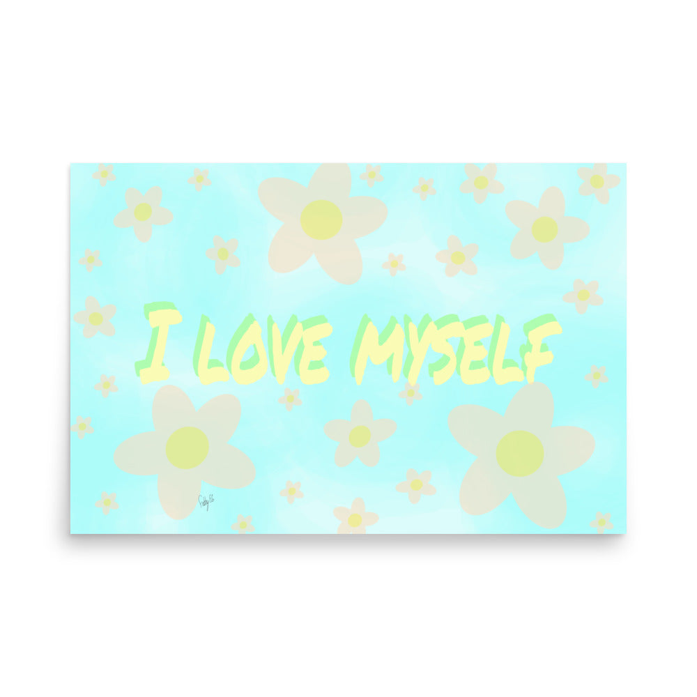 I Love Myself (Horizontal) Poster