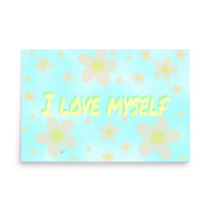 I Love Myself (Horizontal) Poster