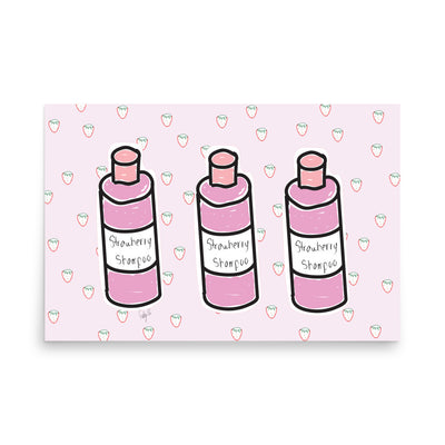 Strawberry Shampoo Poster