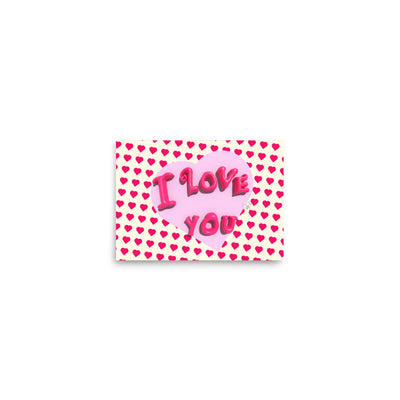 I love you heart Poster