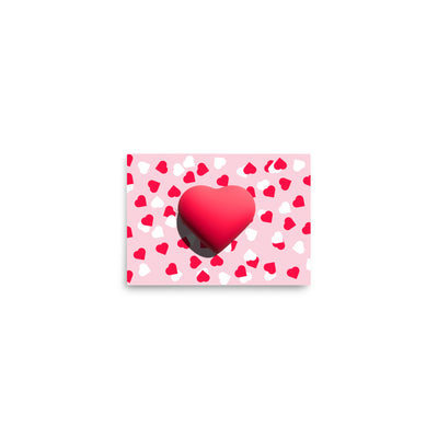 Valentines heart for love Poster