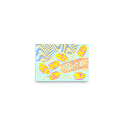 Spiral momentum (white), Poster