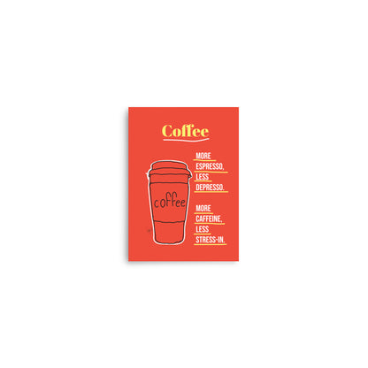 More Espresso Poster