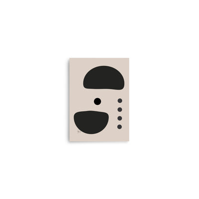 Dots taking sides light pale Poster