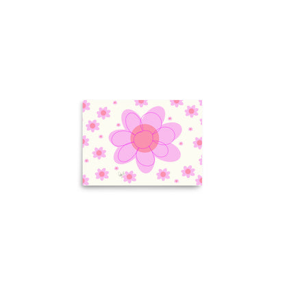 Pink Flower Poster