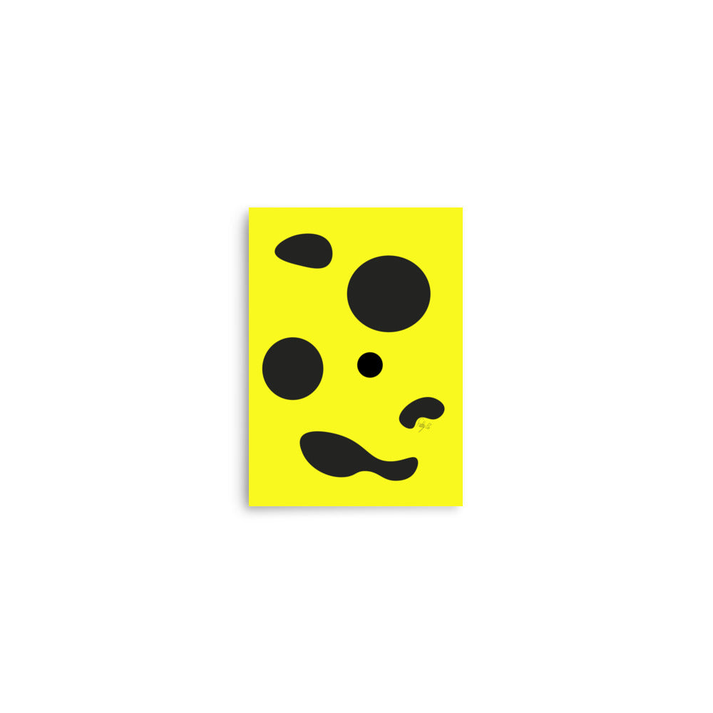 Dots yellow Poster