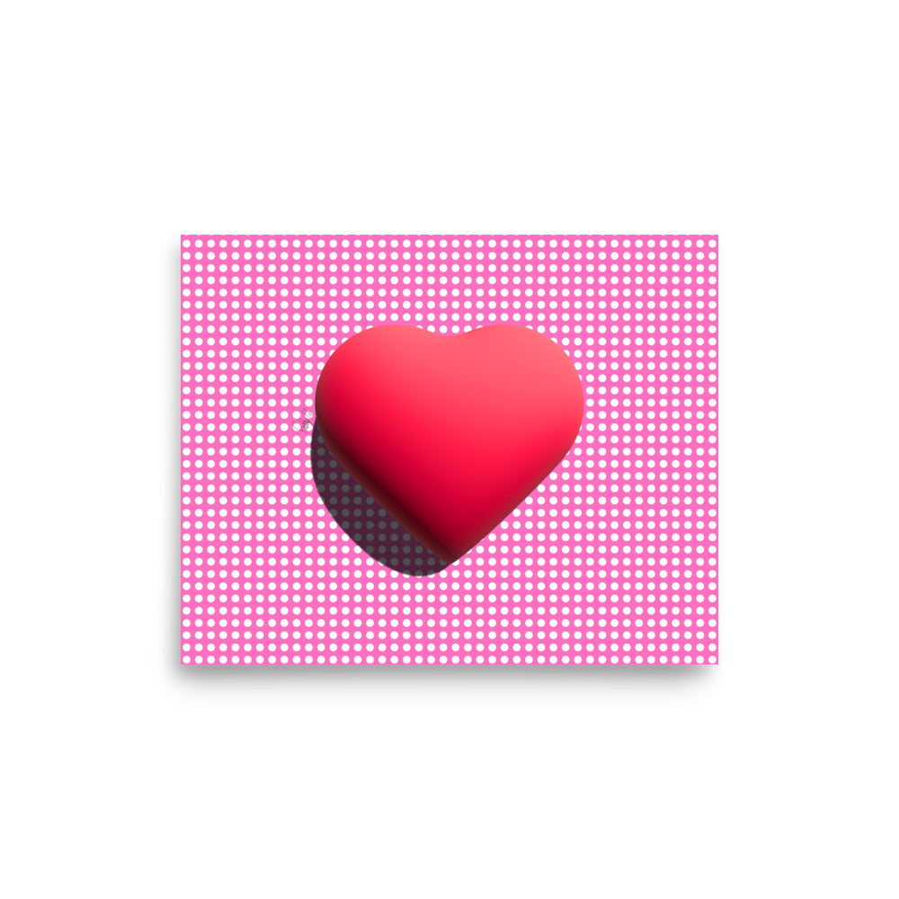 Shining heart for love Poster