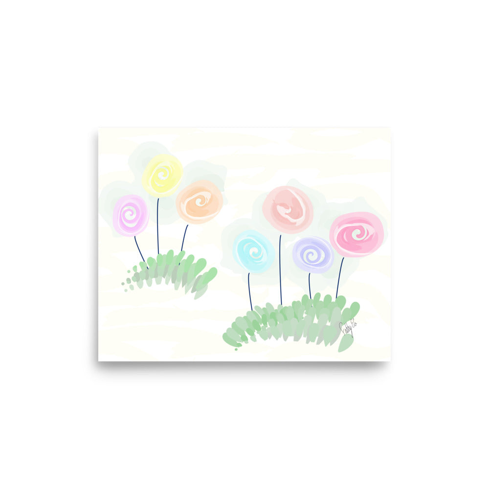 Women’s day flowers Poster