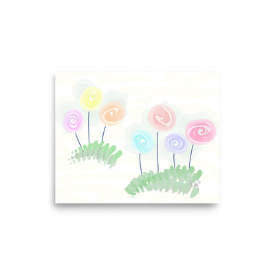Women’s day flowers Poster